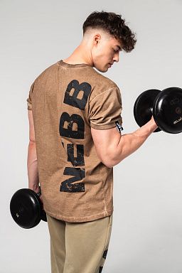Washed-off Cotton T-shirt MAX OUT